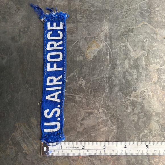 U.S. AIR FORCE blue tape patch, vintage - Picture 8 of 9